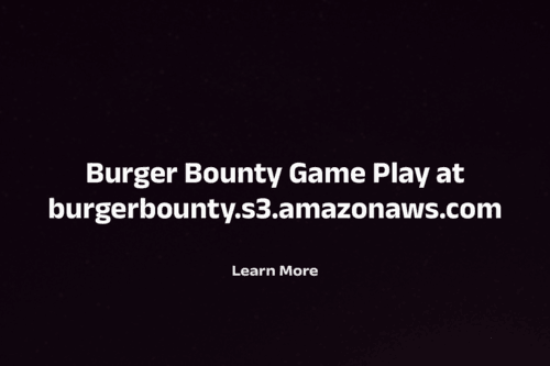 Burger Bounty Game at burgerbounty.s3.amazonaws.com